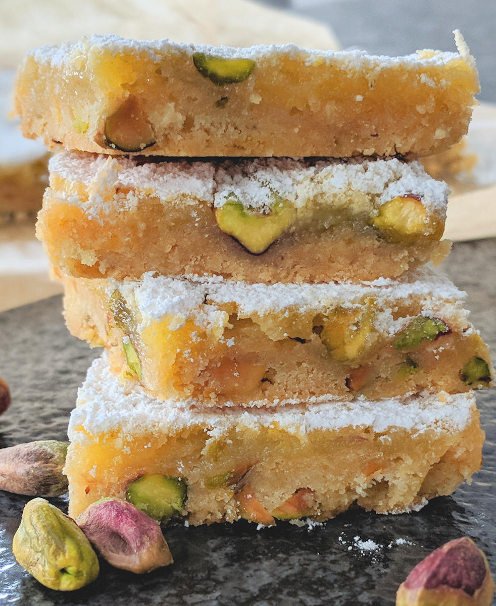 Pistachio Lemon Bars Recipe Cuisine Fiend